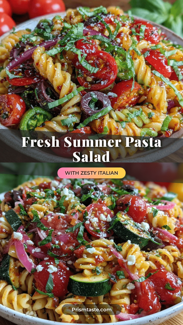 fresh summer pasta salad recipe