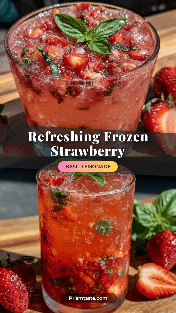 frozen strawberry basil lemonade recipe