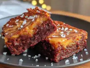 fudgy tahini swirl brownies - featured image