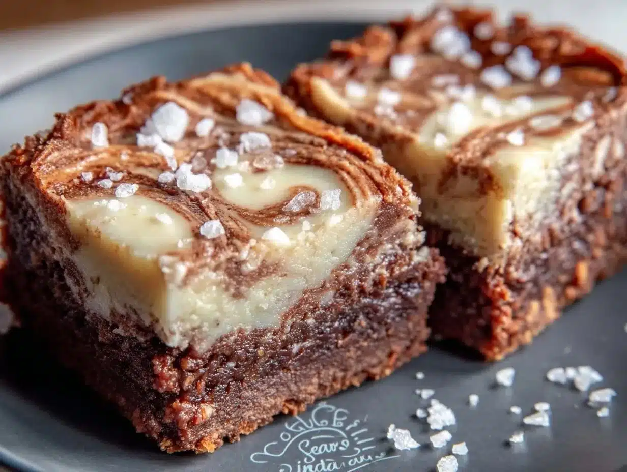 fudgy tahini swirl brownies preparation steps