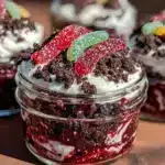 graveyard dirt cake cups - featured image