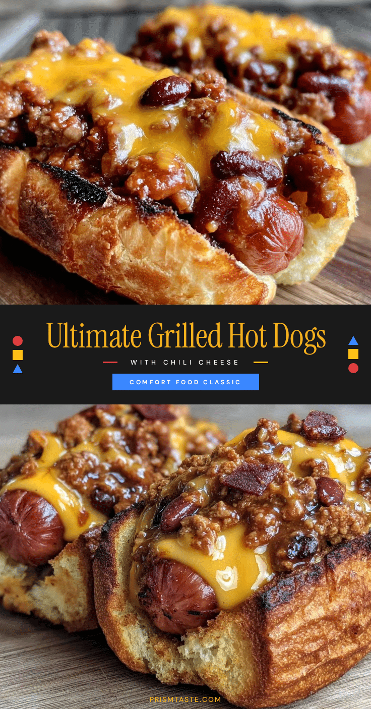 grilled hot dogs with homemade chili and cheese recipe