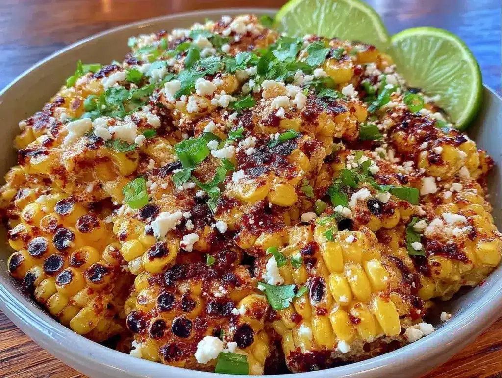 grilled street corn salad - featured image