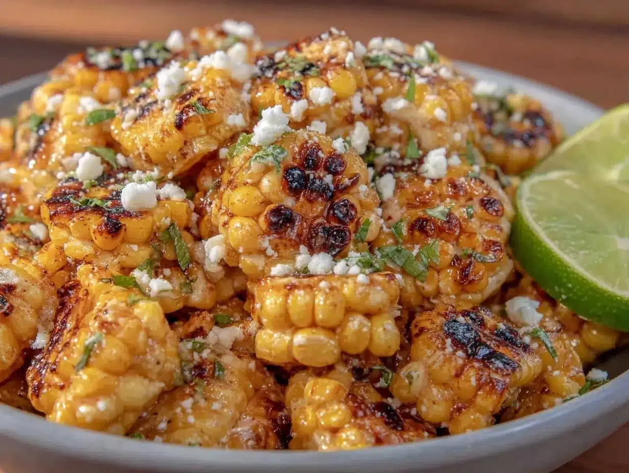 grilled street corn salad preparation steps