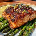 honey garlic glazed salmon - featured image