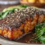 honey miso glazed salmon - featured image