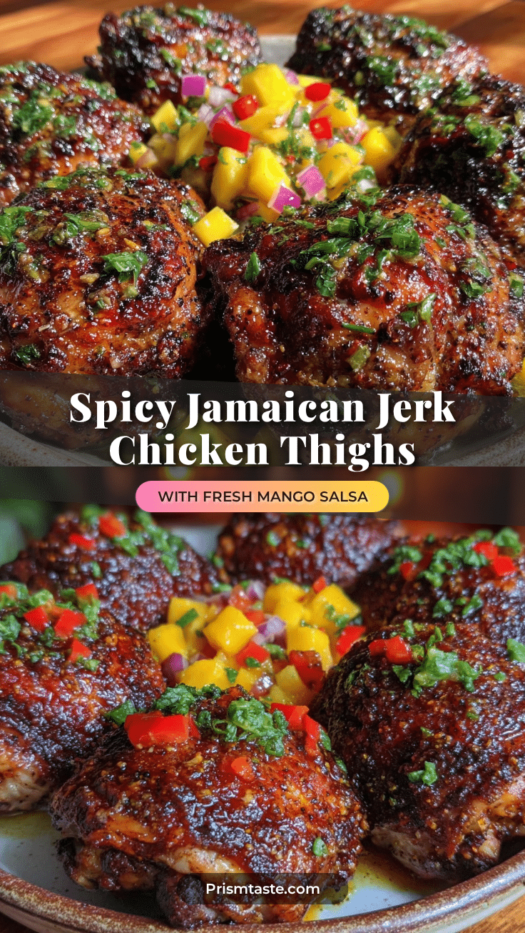 Jamaican jerk chicken thighs recipe