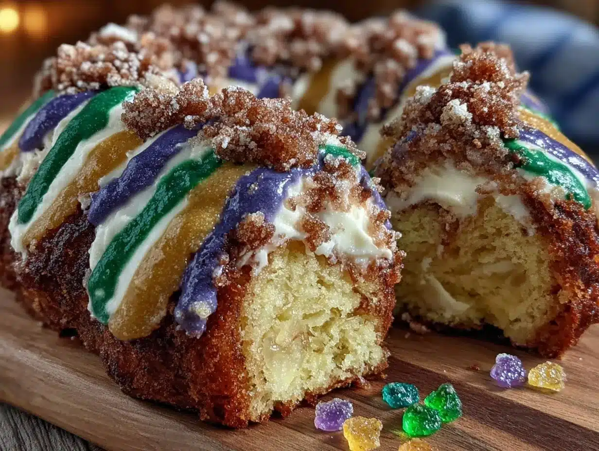 king cake cream cheese filling preparation steps