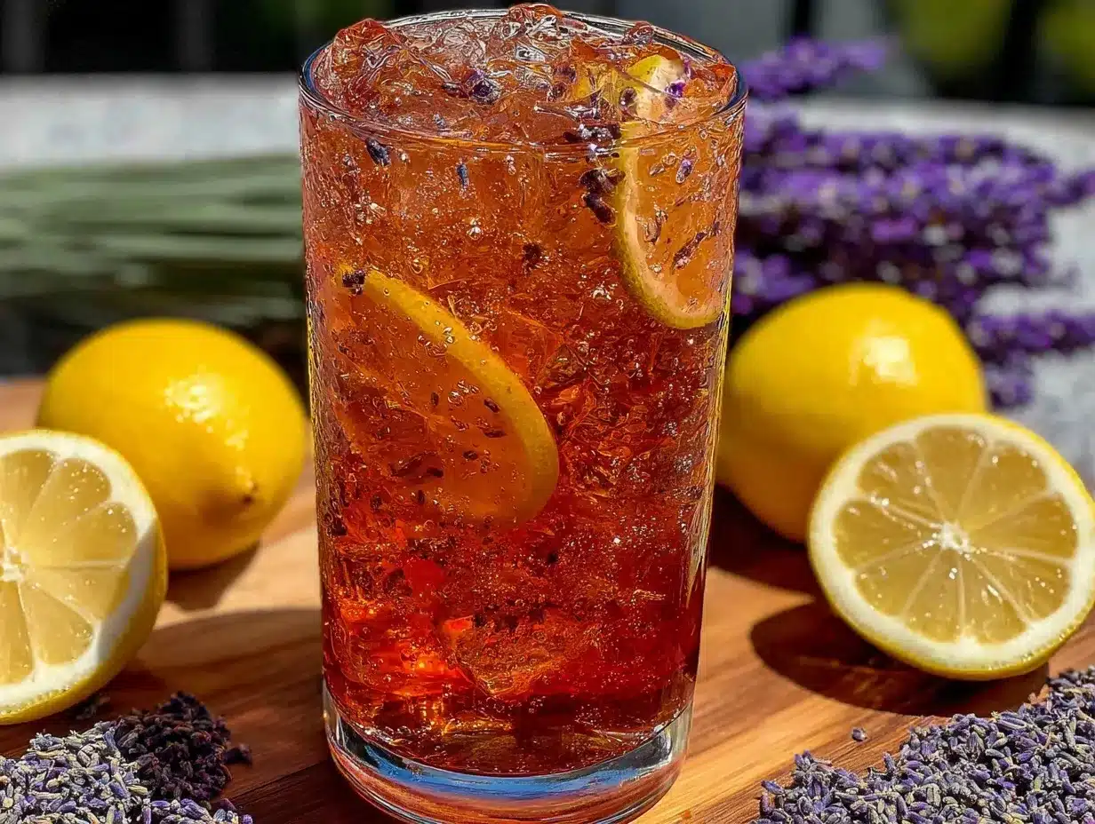 lavender honey iced tea preparation steps