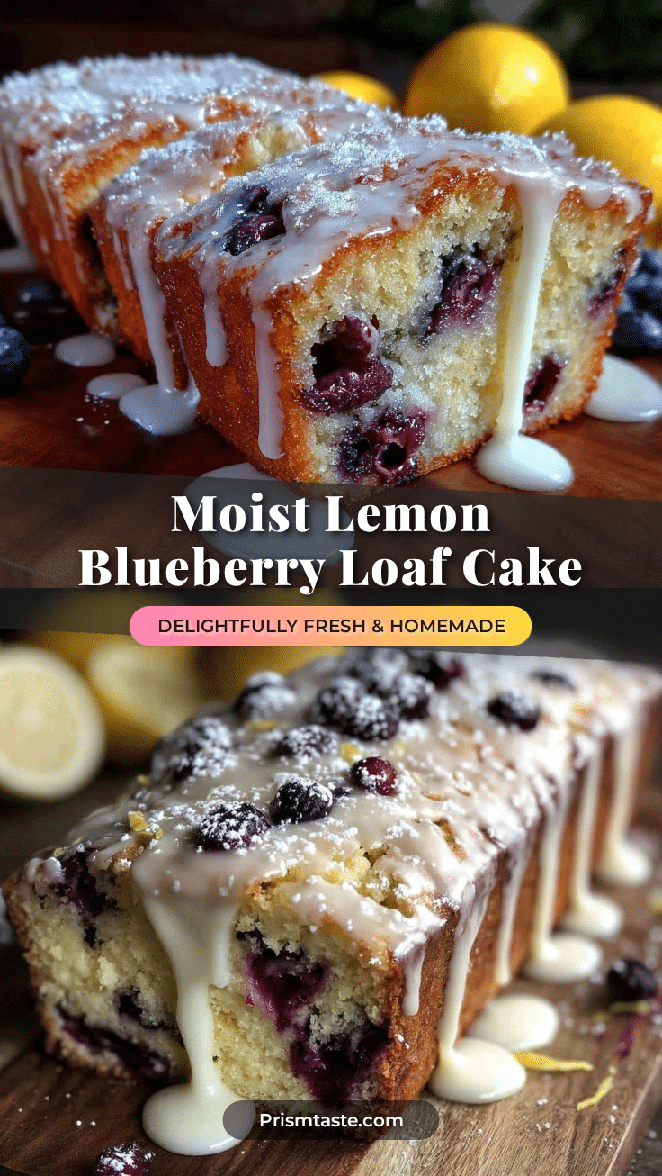 lemon blueberry loaf cake recipe
