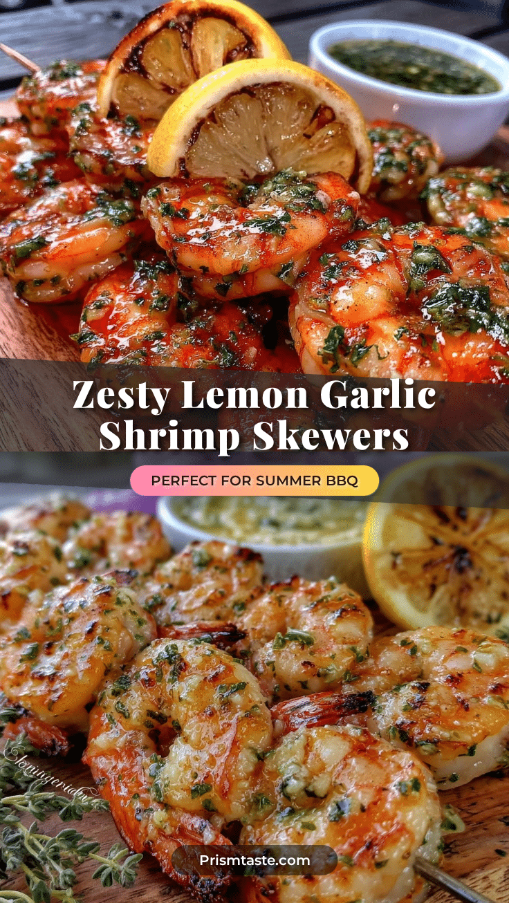 lemon garlic shrimp skewers recipe