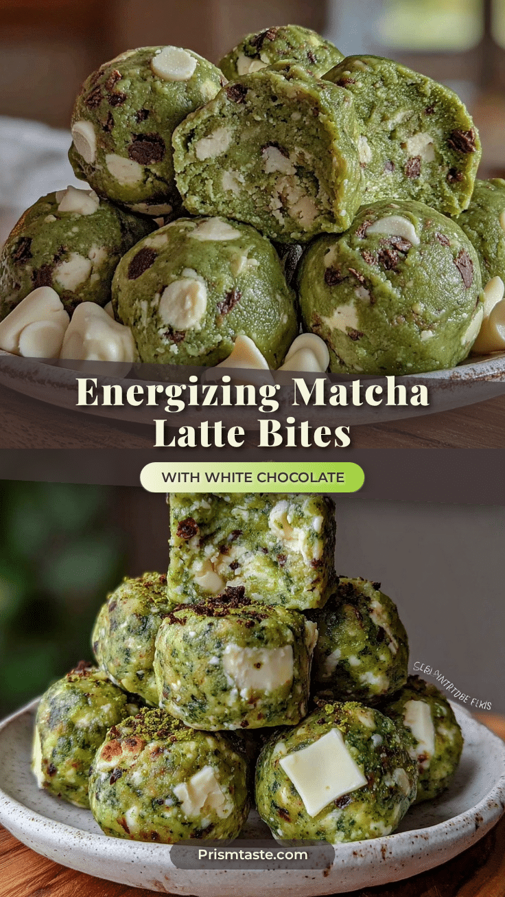 matcha latte energy bites recipe