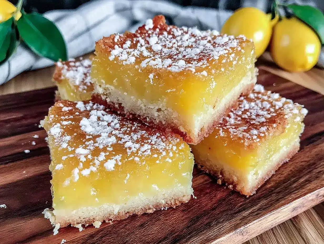 Meyer lemon bars preparation steps