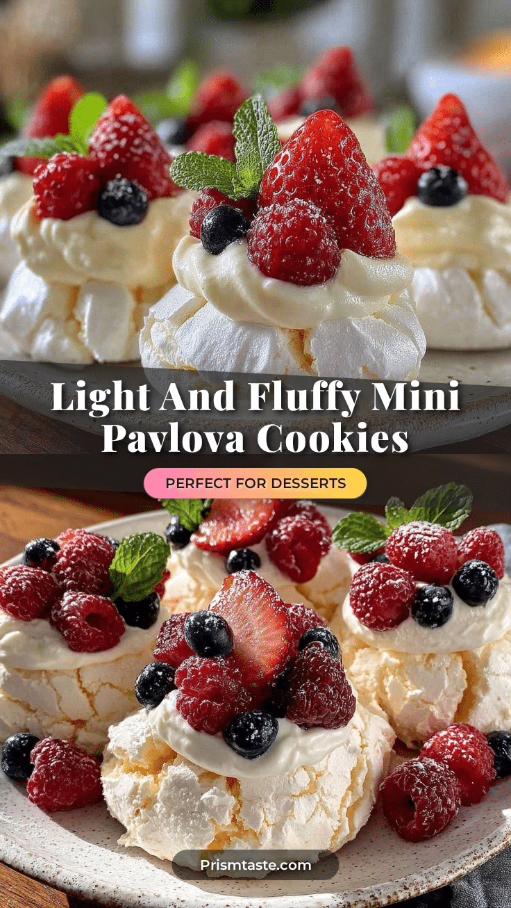 mini pavlova cookies recipe