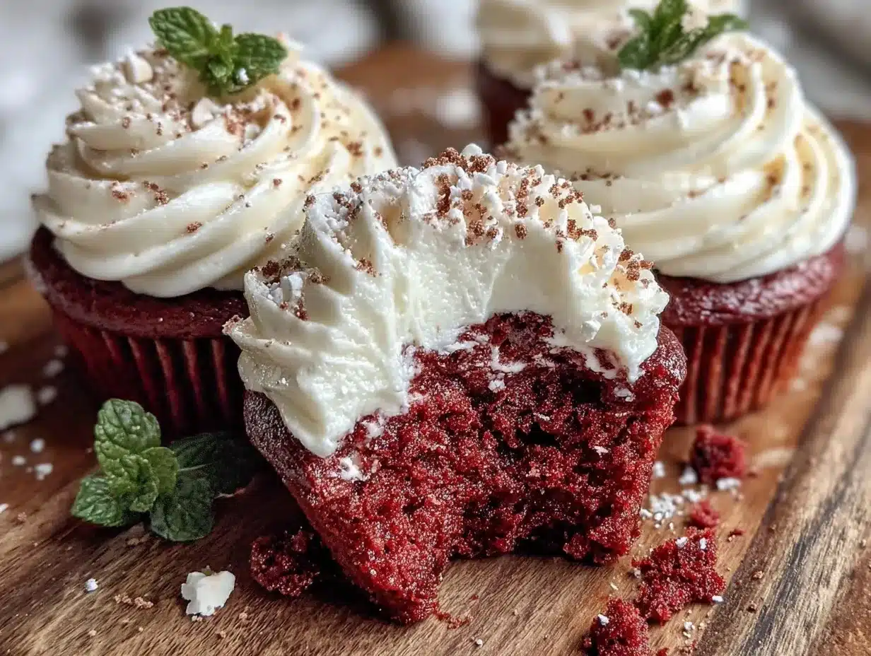 moist homemade red velvet cupcakes preparation steps