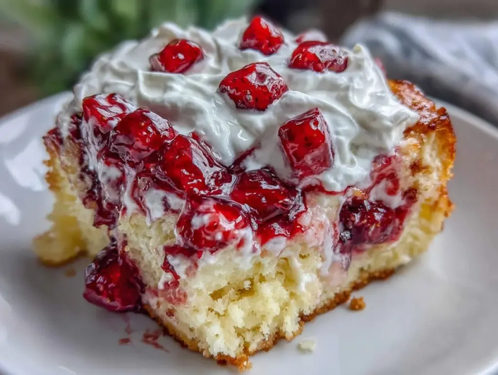 patriotic poke cake - featured image