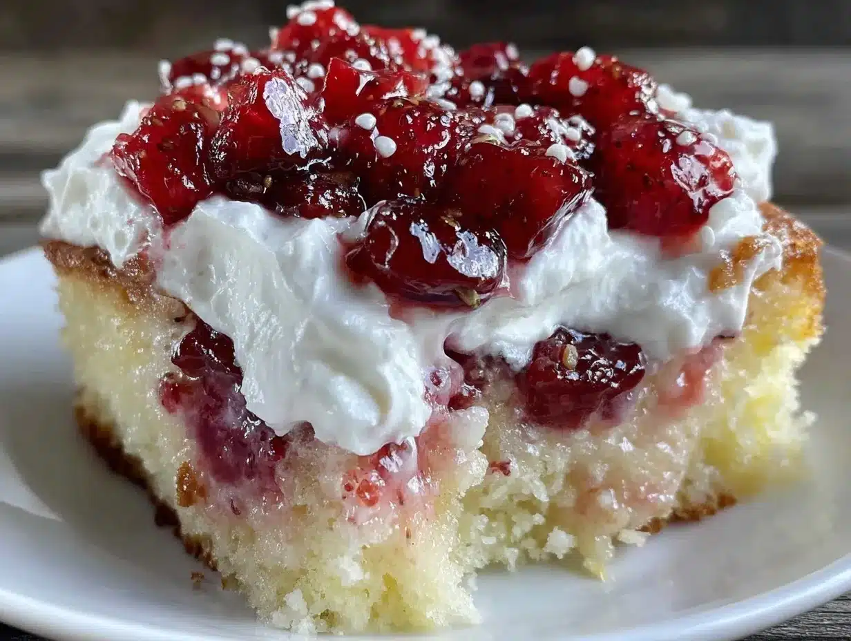 patriotic poke cake preparation steps