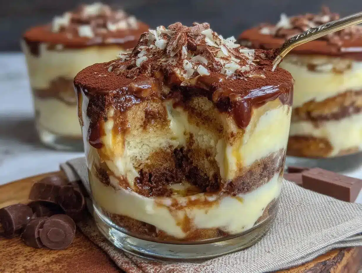 perfect classic tiramisu cups preparation steps