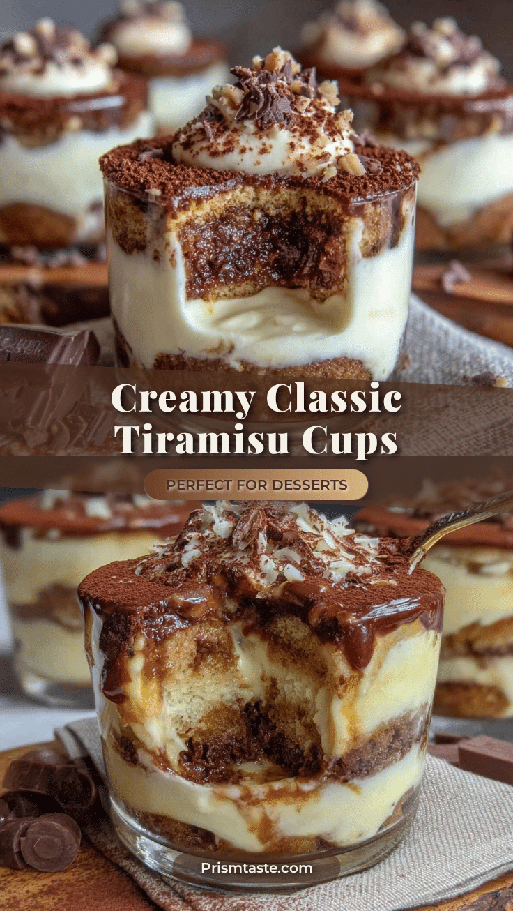 perfect classic tiramisu cups recipe