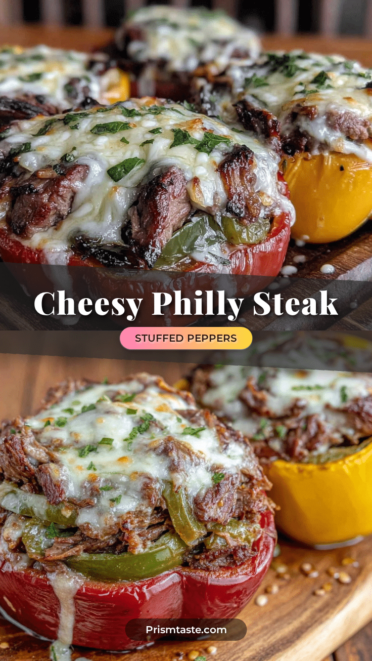 philly cheesesteak stuffed bell peppers recipe