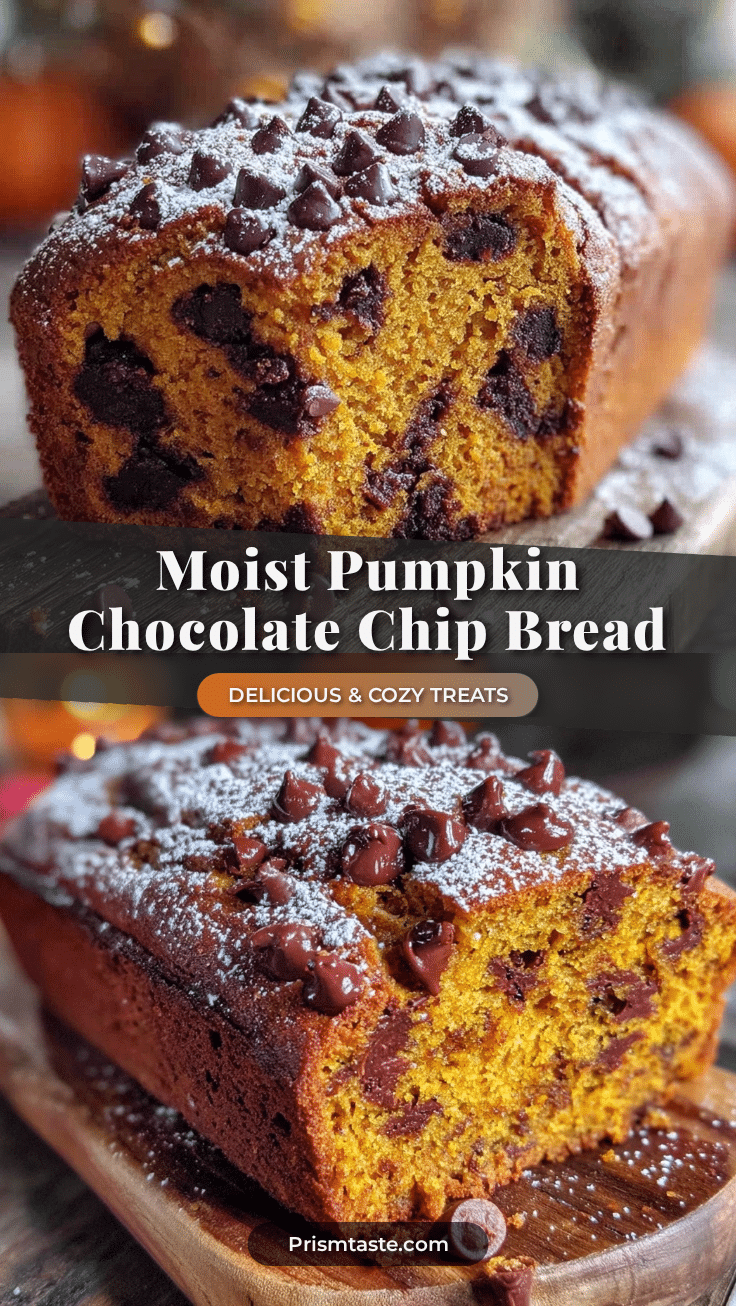 pumpkin chocolate chip bread recipe