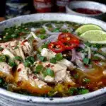 quick chicken pho - featured image