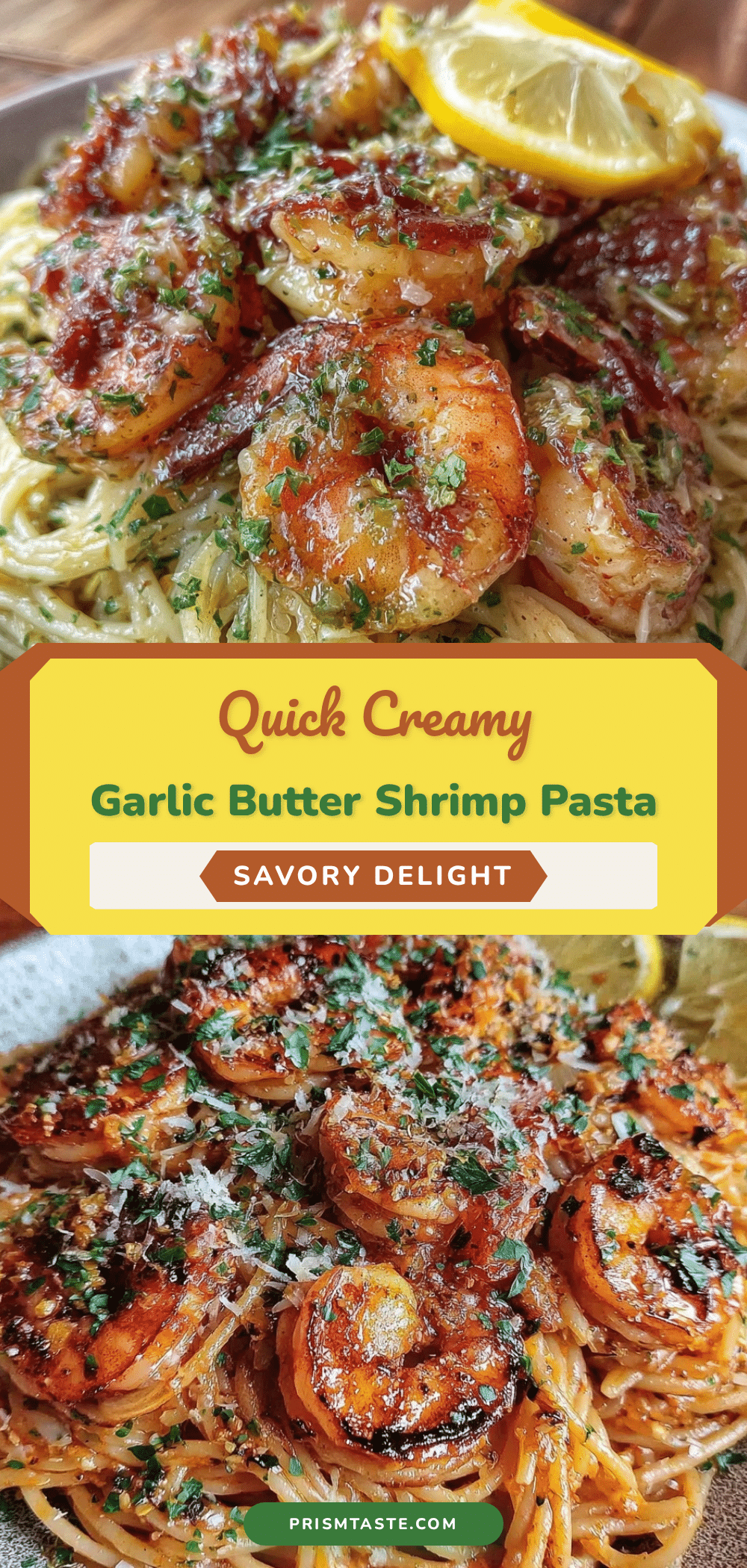 quick garlic butter shrimp pasta recipe