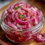 quick tangy pickled red onions - featured image