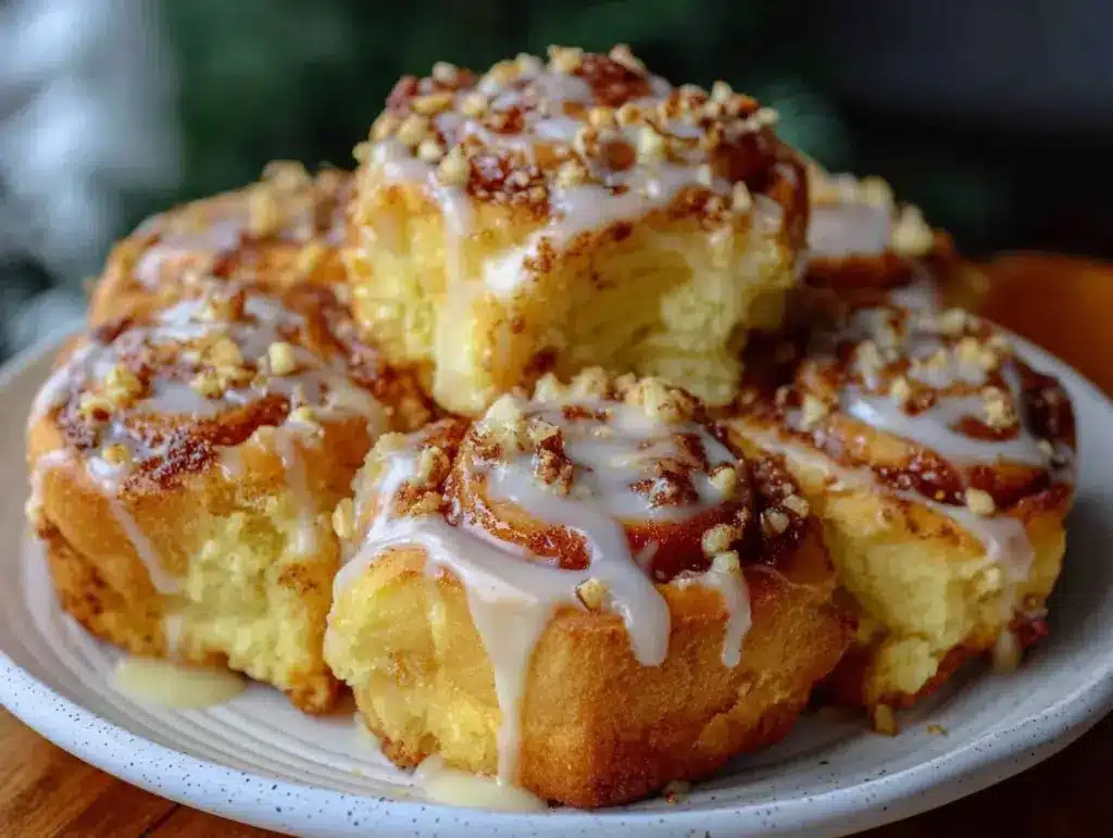 sourdough discard cinnamon rolls - featured image