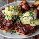 steak and eggs benedict - featured image