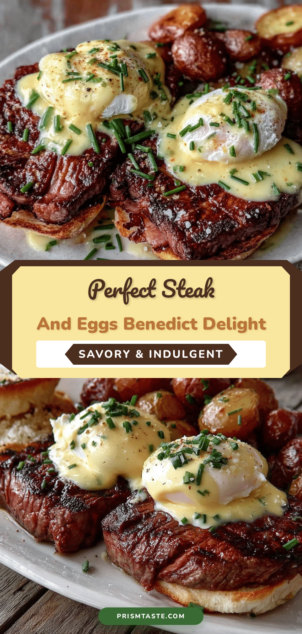 steak and eggs benedict recipe