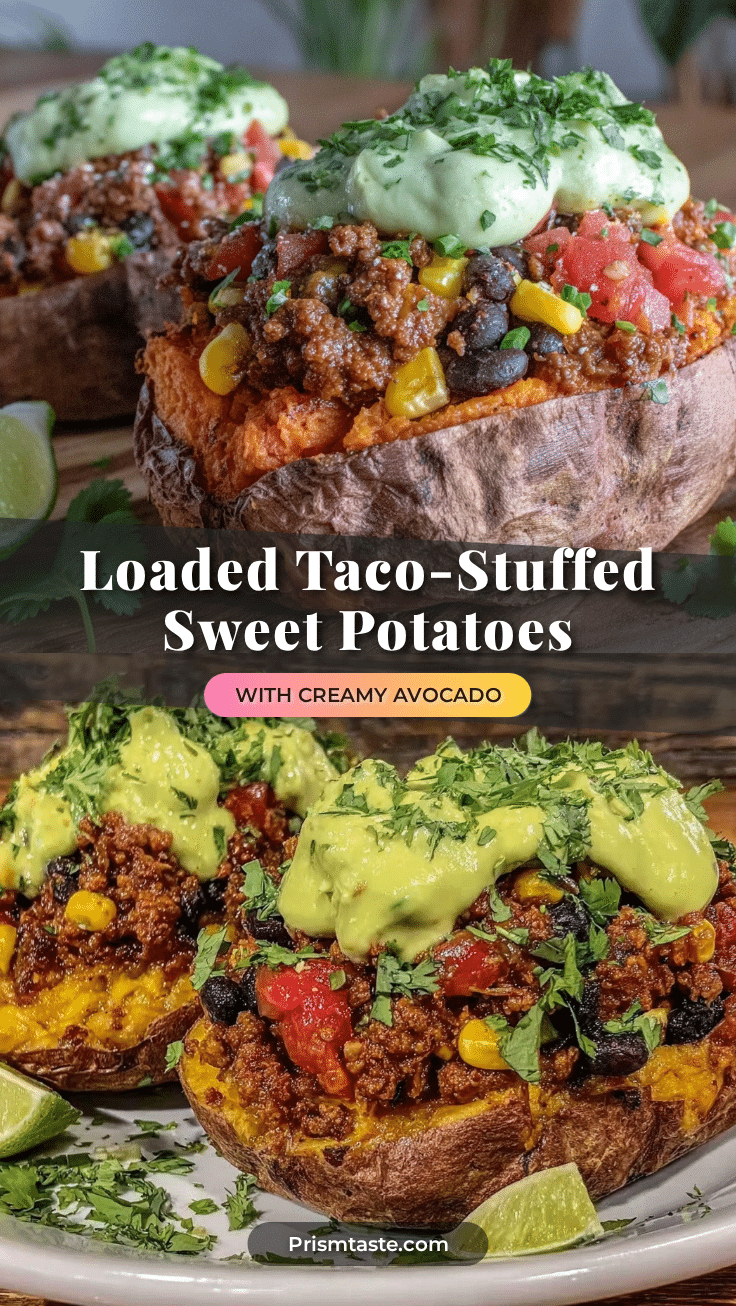 taco-stuffed sweet potatoes recipe