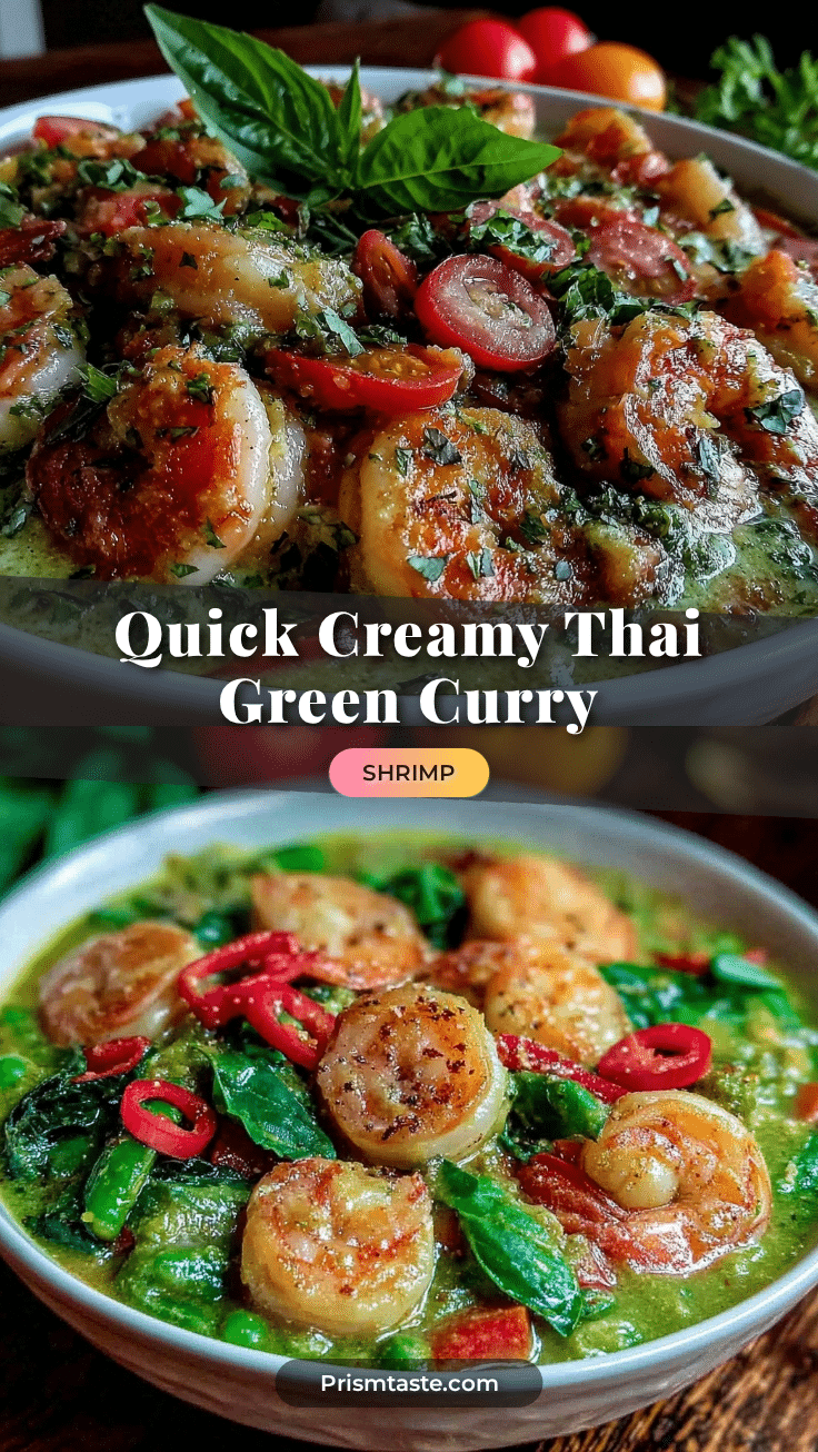 thai green curry with shrimp recipe