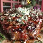 bourbon-glazed grilled ribeye steak - featured image