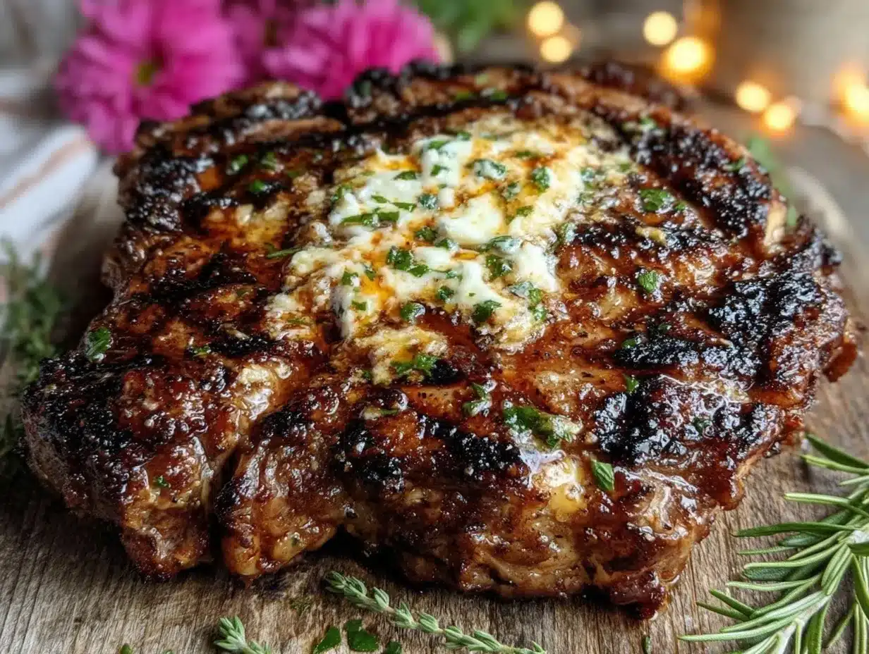 bourbon-glazed grilled ribeye steak preparation steps