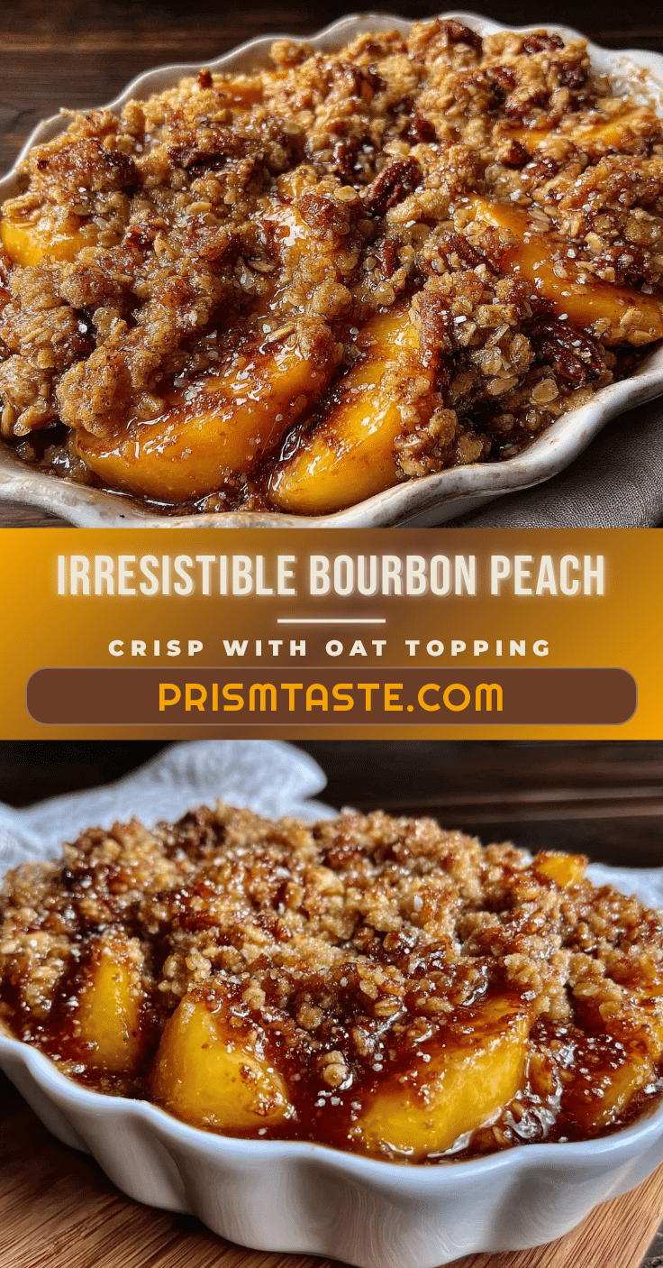 bourbon peach crisp recipe