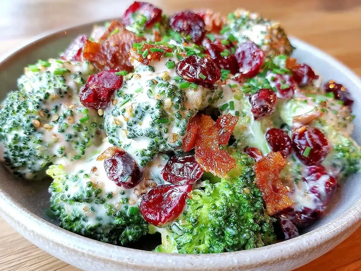 broccoli bacon salad preparation steps
