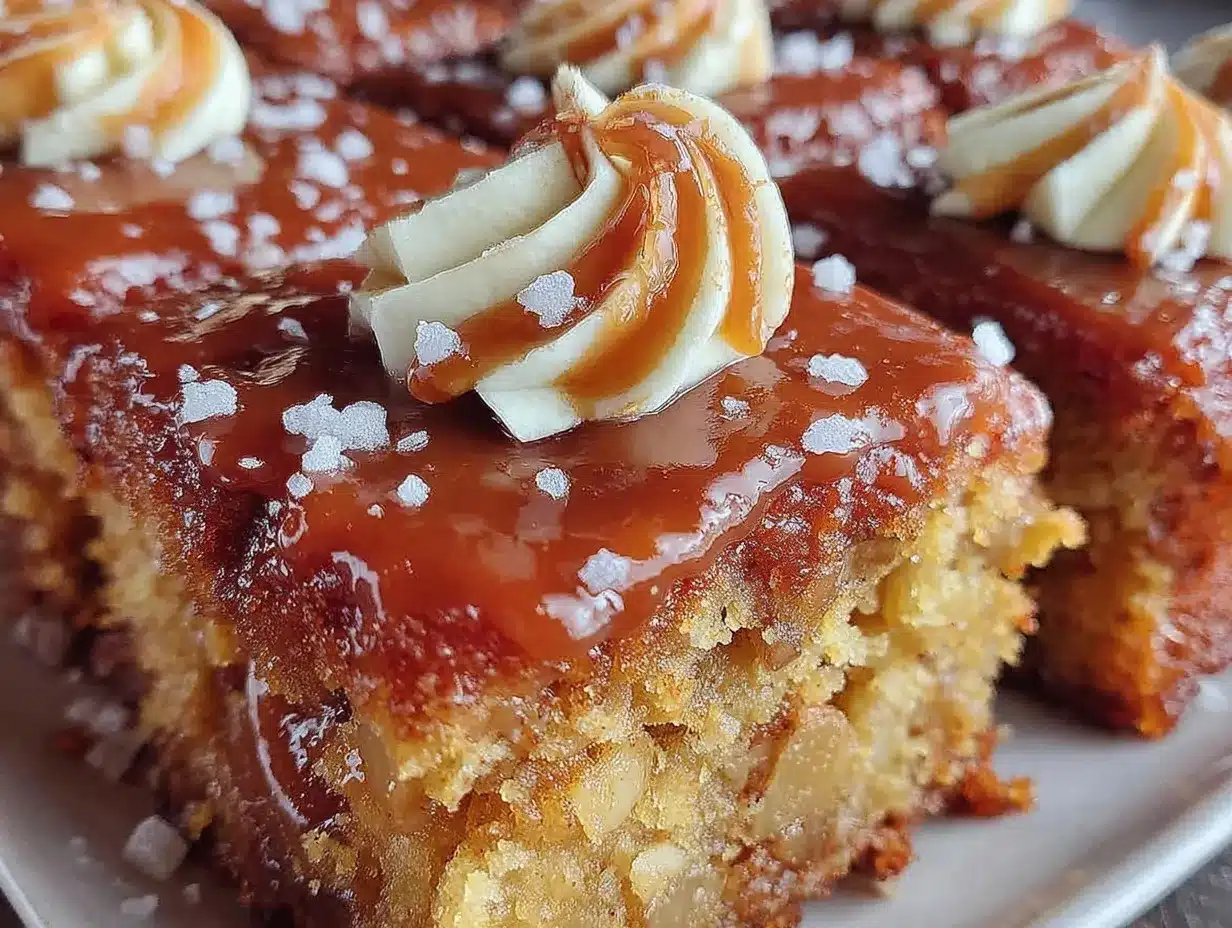 brown butter apple cinnamon sheet cake preparation steps