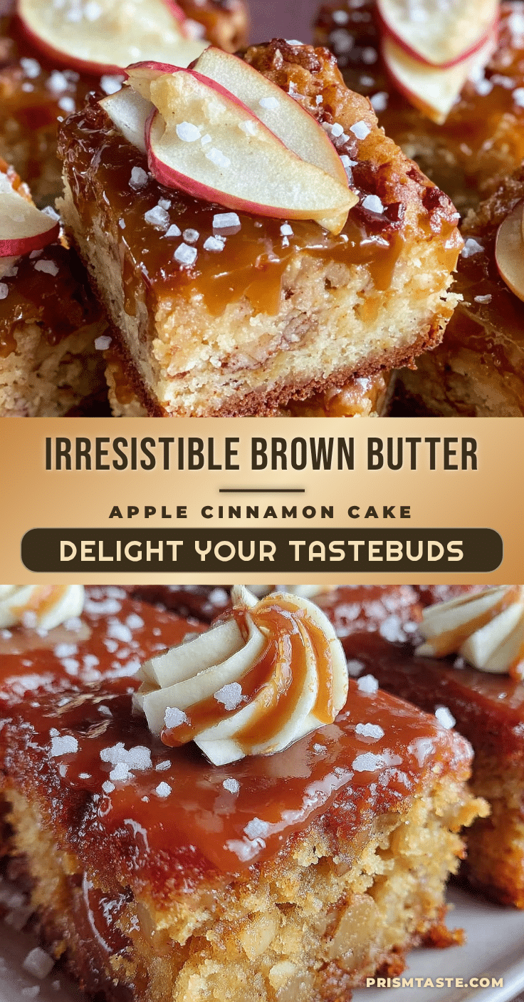 brown butter apple cinnamon sheet cake recipe