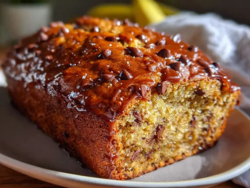 brown butter banana bread - featured image