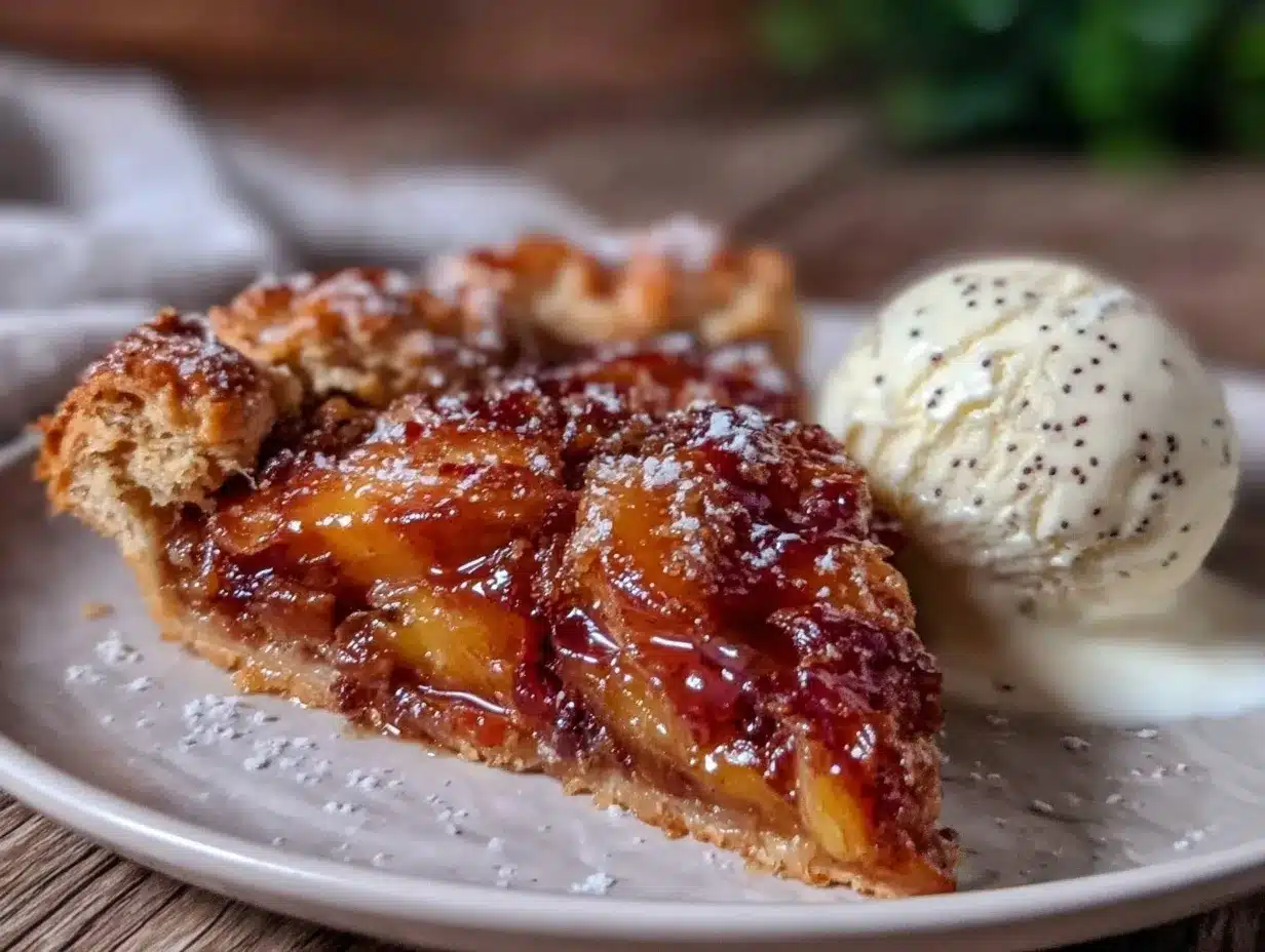 brown butter peach galette preparation steps