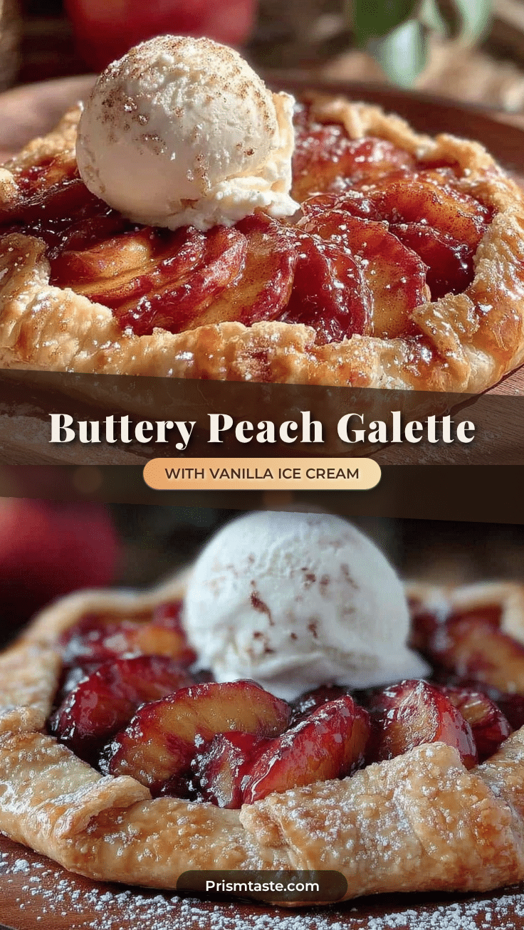 brown butter peach galette recipe