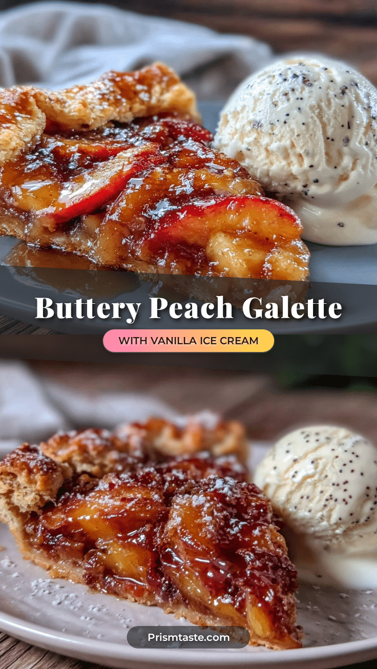 brown butter peach galette recipe