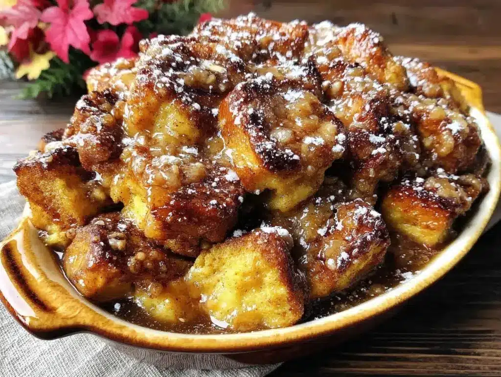 brown sugar cinnamon french toast casserole - featured image