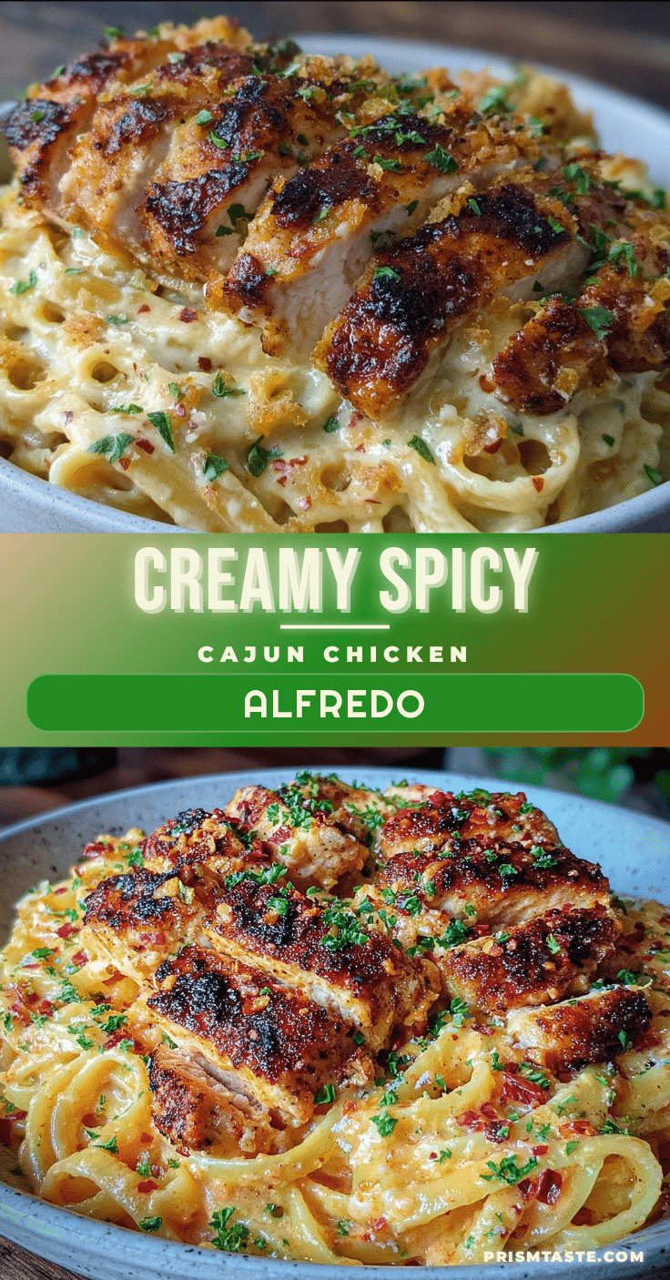 Cajun Chicken Alfredo Pasta recipe