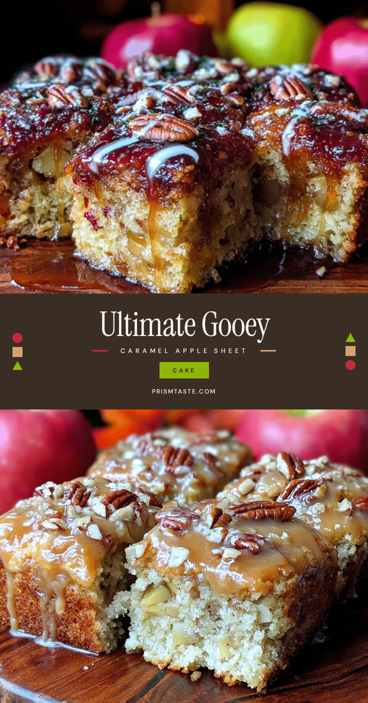 caramel apple sheet cake recipe