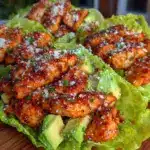 chicken caesar avocado lettuce wrap - featured image
