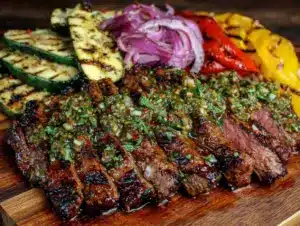 chimichurri flank steak - featured image
