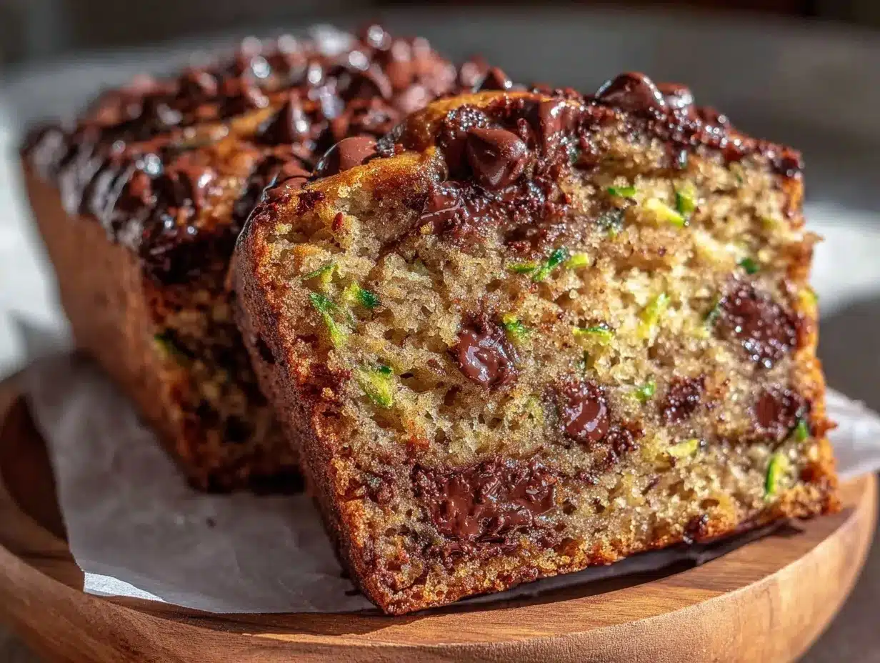 chocolate chip zucchini bread preparation steps