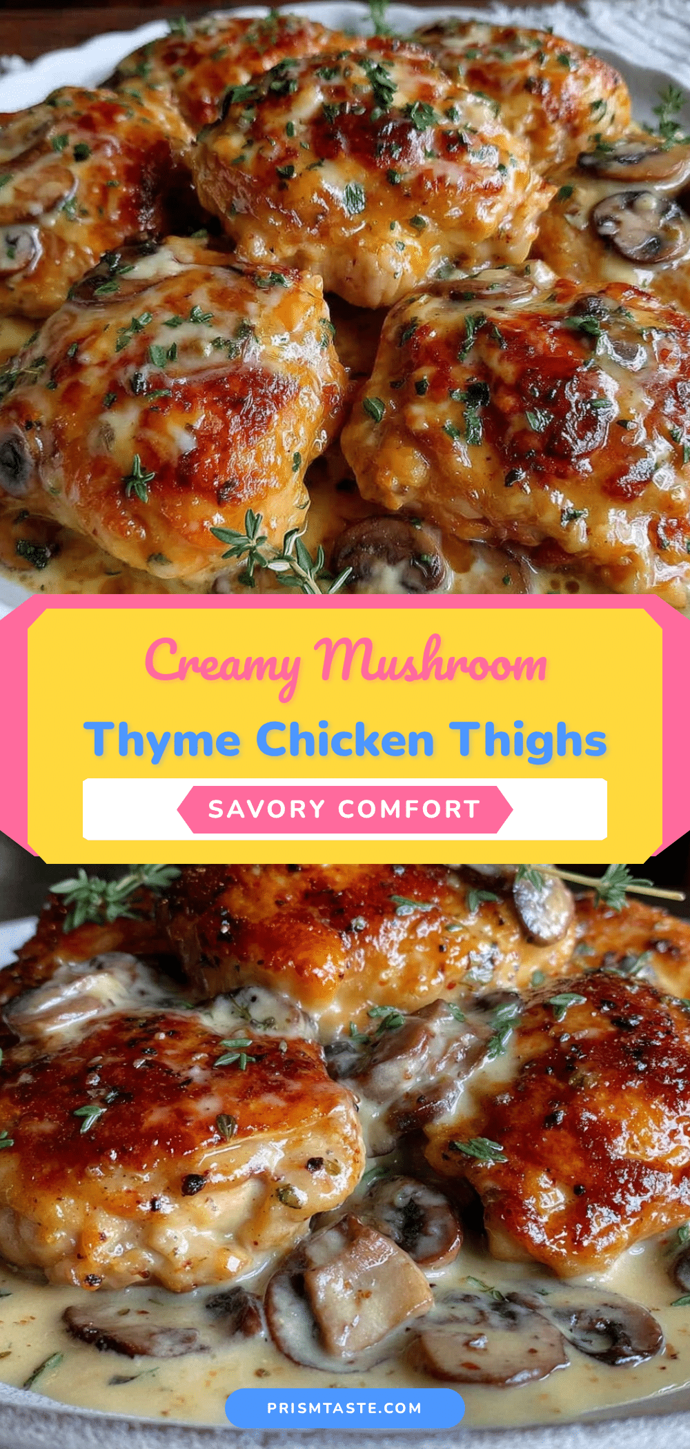 creamy boneless chicken thighs recipe